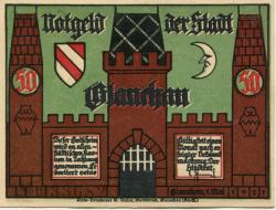 Glauchau - Stadt - 1.5.1921 - 50 Pfennig