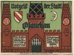 Glauchau - Stadt - 1.5.1921 - 50 Pfennig