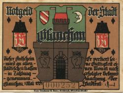 Glauchau - Stadt - 1.5.1921 - 75 Pfennig