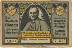Glogau (heute: PL-Glogow) - Fürstbischöfliches Knabenkonvikt - -- - 25 Pfennig