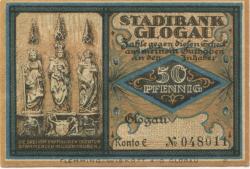 Glogau (heute: PL-Glogow) - Stadtbank - -- - 50 Pfennig