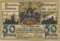 Göttingen - Handelskammer - 26.4.1917 - 50 Pfennig 