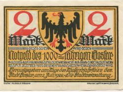 Goslar - Stadt - 2.7.1922 - 31.12.1922 - 2 Mark 