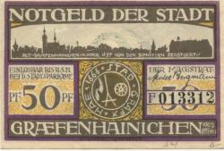 Gräfenhainichen - Stadt - 1921 - 31.5.1921 - 50 Pfennig
