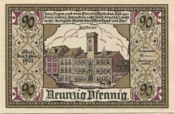 Greiz - Stadt - 5.9.1921 - 90 Pfennig