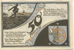 Grevesmühlen - Stadt - - 30.4.1922 - 50 Pfennig