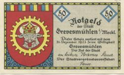 Grevesmühlen - Stadt - - 31.12.1923 - 50 Pfennig
