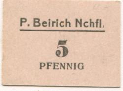Groitzsch - Beirich, P., Nachfolge - -- - 5 Pfennig