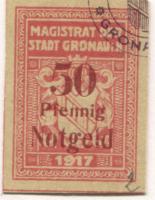 Gronau - Stadt - 1917 - 50 Pfennig