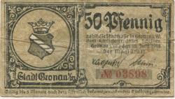 Gronau - Stadt - 15.6.1918 - 50 Pfennig