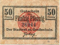 Großenhain - Stadt -- 31.12.1918 - 50 Pfennig