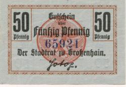 Großenhain - Stadt -- 31.12.1919 - 50 Pfennig