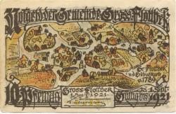 Groß-Flottbek (heute: Hamburg) - Gemeinde - 1.6.1921 - 1.9.1921 - 10 Pfennig