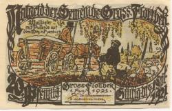 Groß-Flottbek (heute: Hamburg) - Gemeinde - 1.6.1921 - 1.9.1921 - 20 Pfennig