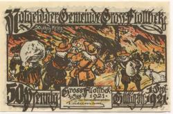Groß-Flottbek (heute: Hamburg) - Gemeinde - 1.6.1921 - 1.9.1921 - 50 Pfennig