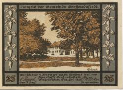Großrudestedt - Gemeinde - 1.10.1921 - 25 Pfennig