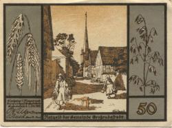 Großrudestedt - Gemeinde - 1.10.1921 - 50 Pfennig