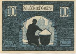 Groß Salze (heute: Schönebeck) - Stadt - 10.8.1920 - 10 Pfennig