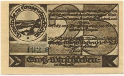 Groß-Wirschleben (heute: Plötzkau) - Gemeinde - 1.9.1921 - 25 Pfennig