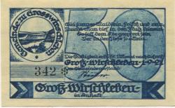 Groß-Wirschleben (heute: Plötzkau) - Gemeinde - 1.9.1921 - 50 Pfennig