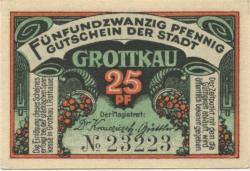 Grottkau (heute: PL-Grodkow) - Stadt - -- - 25 Pfennig