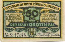 Grottkau (heute: PL-Grodkow) - Stadt - -- - 50 Pfennig