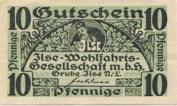 Grube Ilse (heute: Großräschen) - Ilse-Wohlfahrtsgesellschaft mbH - -- - 10 Pfennig