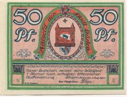 Güsten - Stadt - 1.8.1921 - 50 Pfennig