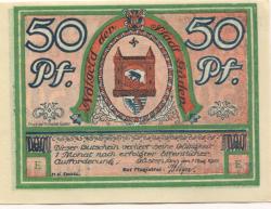 Güsten - Stadt - 1.8.1921 - 50 Pfennig