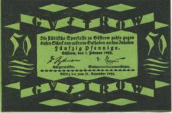 Güstrow - Stadt - 1.2.1922 - 50 Pfennig
