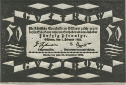 Güstrow - Stadt - 1.2.1922 - 50 Pfennig