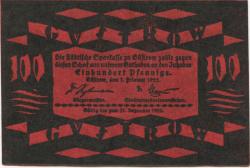 Güstrow - Stadt - 1.2.1922 - 100 Pfennig
