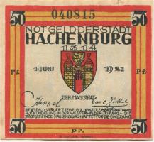 Hachenburg - Stadt - 1.6.1921 - 50 Pfennig 