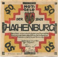 Hachenburg - Stadt - 1.6.1921 - 50 Pfennig 