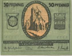 Hadersleben (heute: DK-Haderslev) - September 1919 - 50 Pfennig 