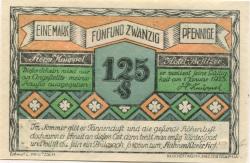 Hahnenklee (heute: Goslar) - Knüppel, Hermann, Hotel Hahnenklee'er Hof - - 1.1.1923 - 125 Pfennig 