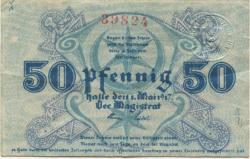 Halle - Stadt - 1.5.1917 - 50 Pfennig