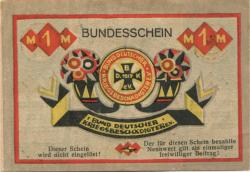 Hamburg - Bund deutscher Kriegsbeschädigter eV - -- - 1 Mark
