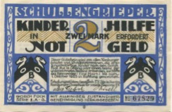 Hamburg - Erholungsstätten-Gesellschaft eV und Hamburger Ausschuss für soziale Fürsorge eV - - 1.10.1925 - 2 Mark