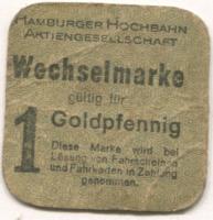 Hamburg - Hochbahn AG - -- - 1 Gold-Pfennig