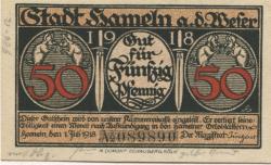 Hameln - Stadt - 1.7.1918 - 50 Pfennig