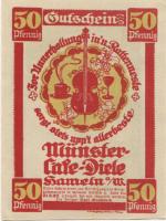 Hameln - Brombach, Carl, Münster Cafe-Diele - 1.3.1922 - 50 Pfennig