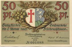 Hammelburg - Stadt - 10.3.1918 - 50 Pfennig
