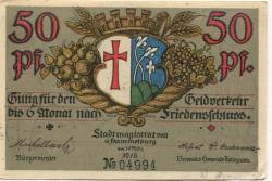 Hammelburg - Stadt - 10.3.1918 - 50 Pfennig