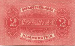 Hammerstein (heute: PL-Czarne) - Gefangenenlager - -- - 2 Mark