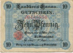 Hanau - Kreis - 25.5.1917 - 10 Pfennig