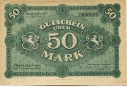 Hannover - Handelskammer - 1.10.1918 - 1.2.1919 - 50 Mark