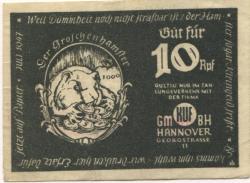 Hannover - KuF GmbH, Georgstr. 11 - - 31.12.1947 - 10 Pfennig