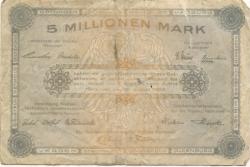 Hannover - Vereinigung niedersächsischer Handelskammern, Landwirtschaftskammer für die Provinz Hannover, Landesbank der Provinz und Girozentrale - 15.8.1923 - 5 Millionen Mark