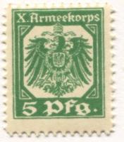 Hannover - X.Armeekorps - -- - 5 Pfennig